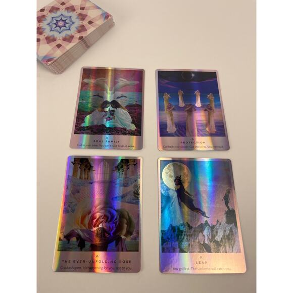 Gorgeous Holographic Work Your Light Oracle Deck - Picture 6 of 7